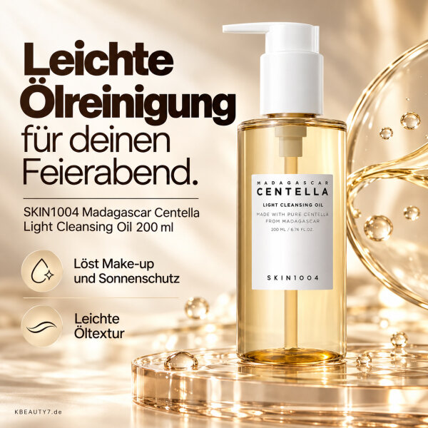 SKIN1004 Madagascar Centella Light Cleansing Oil 200ml – Produktbild 4