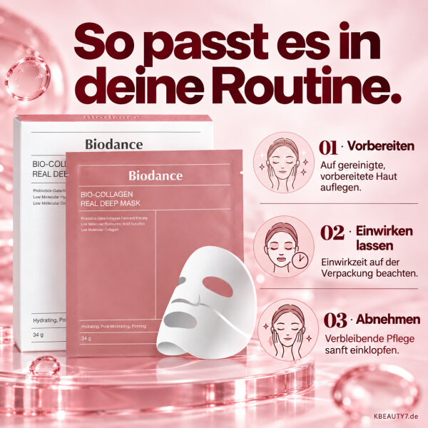 Biodance Bio Collagen-Real Deep Mask - 4 St&uuml;ck – Produktbild 3