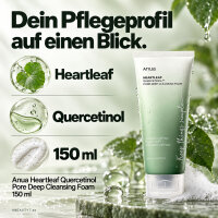 Anua Heartleaf Quercetinol Pore Deep Cleansing Foam 150ml
