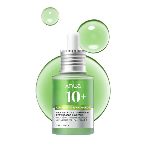 Anua Azelaic Acid 10 Hyaluron Redness Soothing Serum Green 30 Ml