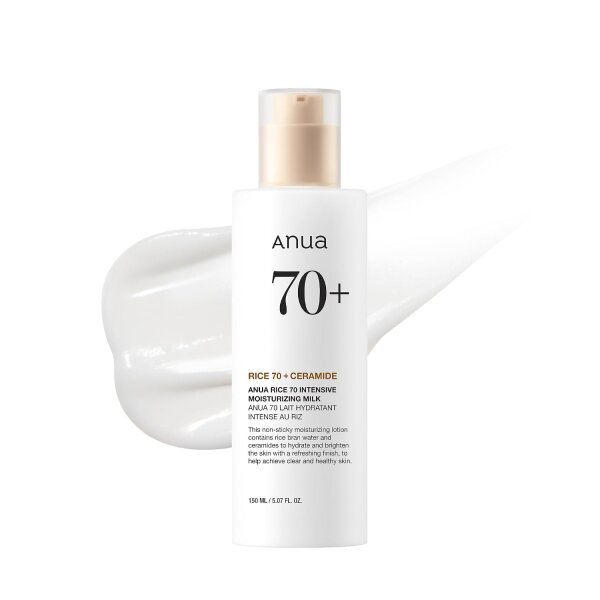Anua Rice 70 Intensive Moisturizing Milk Lotion for Deep Hydration