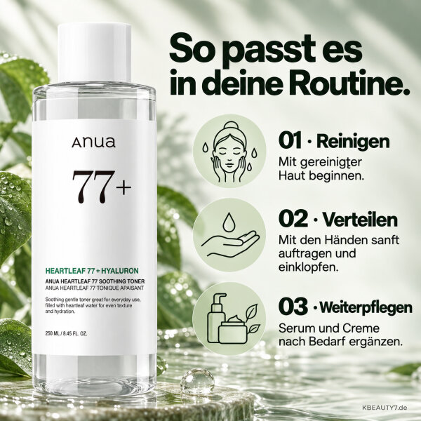 Anua - Heartleaf 77% Soothing Toner – Produktbild 3