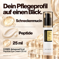 Cosrx Advanced Snail Peptide Eye Cream Moisturizing Eye Cream With Peptides 25ml