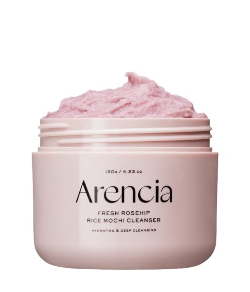 Arencia Rosehip Brightening Rice Mochi Face Cleanser & Daily Scrub