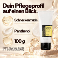 COSRX Advanced Snail 92 All In One Cream Tube 100 g