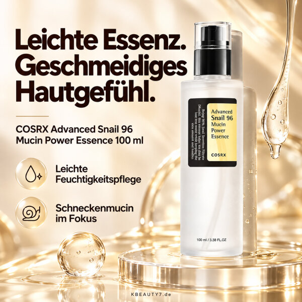 COSRX Advanced Snail 96 Mucin Power Essence 100 ml – Produktbild 4