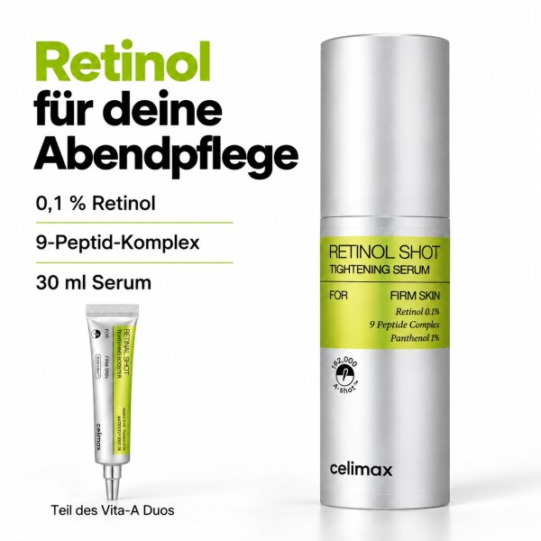 Celimax Gesichtsserum Vita-A Retinol &amp; Retinal Tightening Duo – Produktbild 4